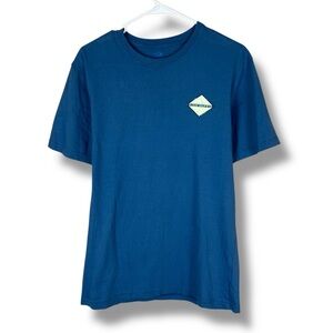 Fish Hippie Shirt Mens M Medium Blue Short Sleeve T-shirt Fishing Outdoor